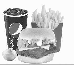 Crispy Fish Burger Combo