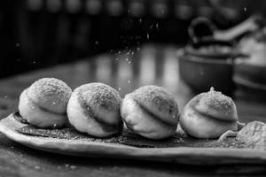 Smoked Cheese Spicy Mushroom Closed Bao