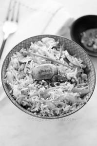 Mushroom Schezwan Rice
