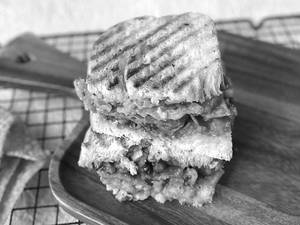 Salsa & Nachos Grilled Cheese Sandwich