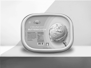 Crunchy Butterscotch Ice Cream Tub [700 Ml]