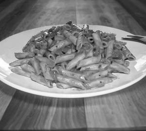 Chicken Garlic Noodles (without Egg)