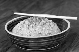Egg & Burnt Garlic Jasmine Fried Rice