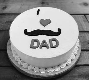 Eggless Father Day Pineapple Cake