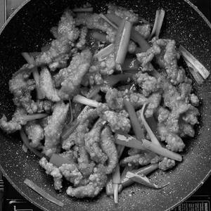 Wok Fried Lamb In Chilly Black Bean Sauce