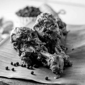 Andhra Pepper Chicken, Malabar Parotta