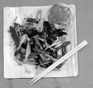 Stir Fried Chinese Greens with Burnt Garlic
