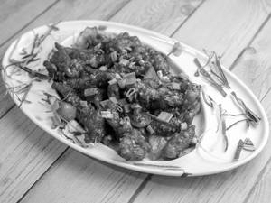 Crispy chicken schezwan
