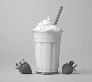 Strawberry milkshake        