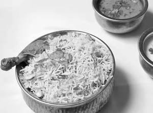 Hyderabadi Chicken Dum Biryani ( 2pcs )