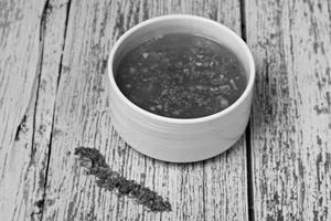 Burnt Garlic Soup