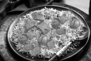 Hyderabadi Soyachaap Dum Biryani