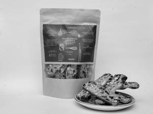 Spiced Apricot Almond Chocolate Biscotti