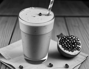 Pomegranate Milkshake