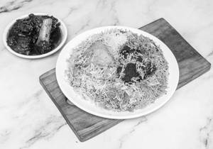 Mutton Kosha With Mutton Biryani (1 Plate)