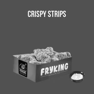 Crispy Chicken Strips With Garlic Dip