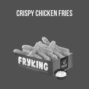 Crispy Chicken Fries With Garlic Dip