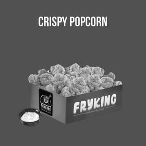 Crispy Popcorn With Garlic Dip.