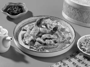 Sliced Chicken Chilli Oil And Spring Onion (Ak)