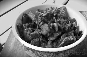 Mutton Chinthamani (Boneless) Gravy