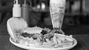 Paneer Burger French Fries And Milkshake Combo