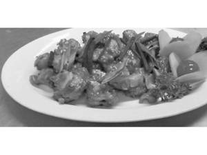 Chicken Burnt Red Chilli Pepper