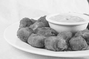 Crumb Fried Mushrooms With Garlic Mayonnaise