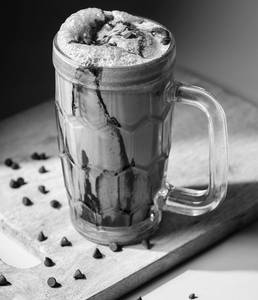 Chocolate Milkshake With Ice Cream