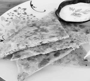 Schezwan gobi paratha