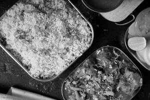 Veg Fried Rice + Veg Gravy Manchurian