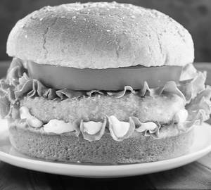Chicken Schezwan Burger