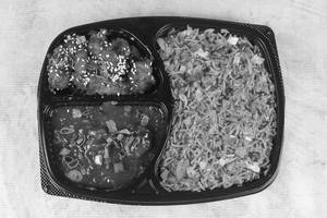 Manchurian With Fried Rice/Noodles and Crispy Baby Corn