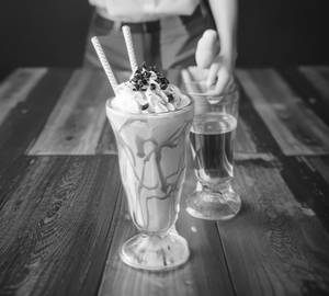Salted Caramel Milkshake(200 Ml)