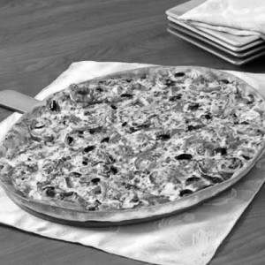 Chicken Salami and Jalapeno Pizza