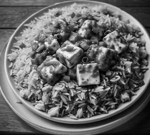 Fried Rice With Paneer Butter Masala