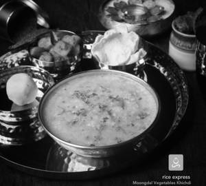Moong Dal Vegetable Khichdi Meal