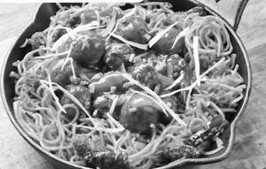 Veg Manchurian With Noodles