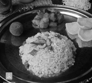 Lemon Poha Thali Meal