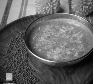 Green Lentil and Rice  Porridge 