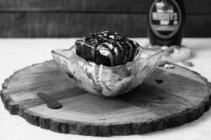 Brownie With Ice-cream Sundae