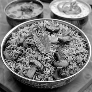 Mushroom Biryani