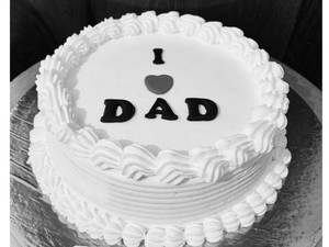 Father's Day Special Vanilla Cake
