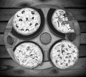 Veg Double Pizza's