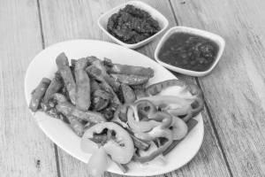 Deep Fried Potato with Hot Garlic