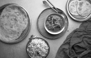 Varutharacha Mutton Curry + Choice Of Options