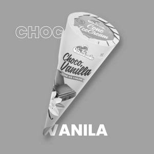 Choco Vanilla Ice Cream Cone [110 ml]