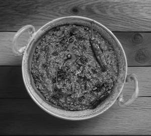 Garlic Tadka Palak Khichdi 
