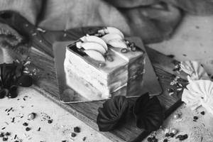 Dark chocolate pastry