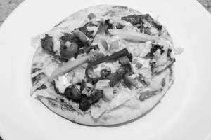 Open Chicken Tikka Shawarma