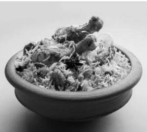 Dahli.(65). Chicken Roasted Lag Biryani.In [((.1.Kilo )))]